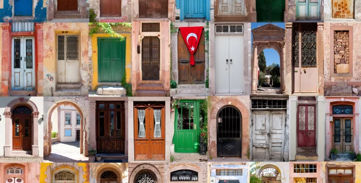 Architectural Buildings and Popular House Types in Turkey