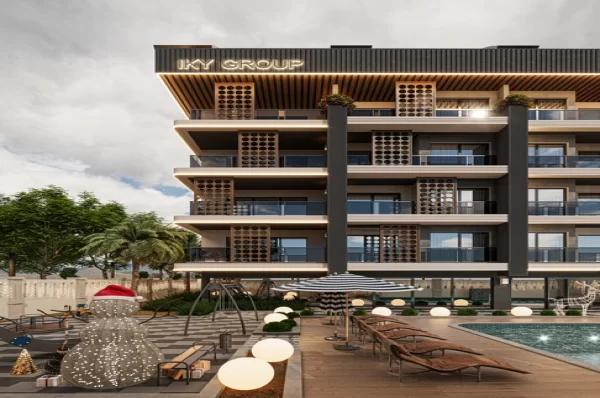 Elegant Turnkey Affordable Apartments for sale in Alanya from Project