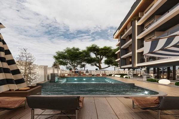 Elegant Turnkey Affordable Apartments for sale in Alanya from Project