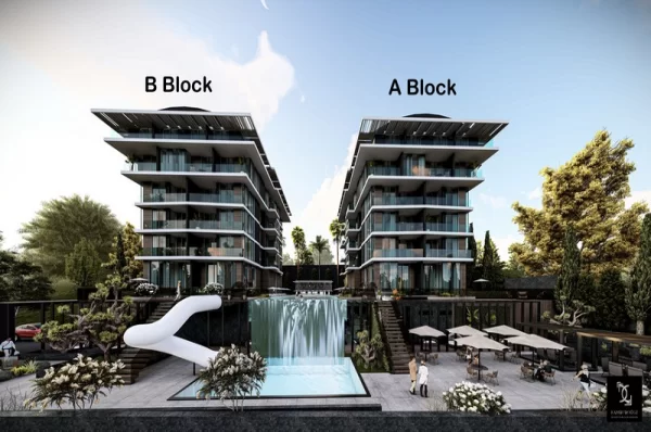 Majestic Twin Block Luxury Property Project в Алании, Клеопатра