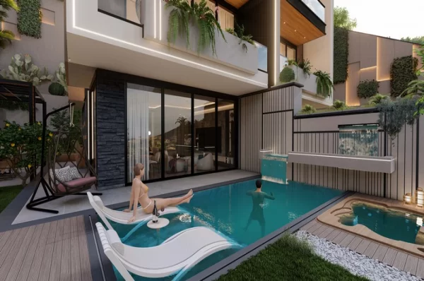 Alanya Tepe Mahallesi'nde Muhteşem Deniz Manzaralı Satılık 3+1 Villa