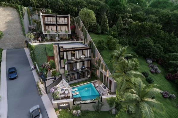 Alanya Tepe Mahallesi'nde Muhteşem Deniz Manzaralı Satılık 3+1 Villa