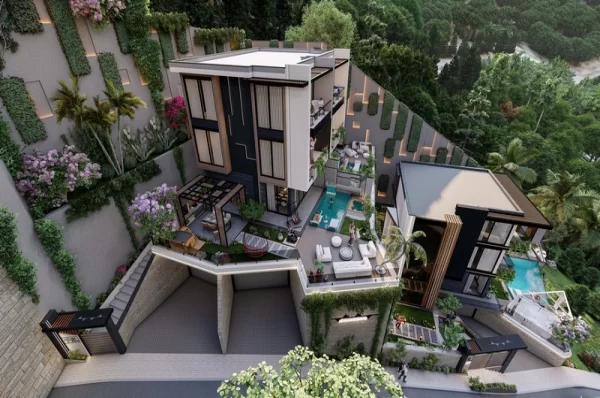 Stunning Sea View 3+1 Villa for Sale in Alanya Tepe Neighborhood