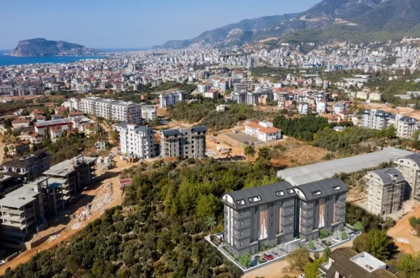 Luxury 1+1 Flat for Sale in Alanya's Oba Neighborhood