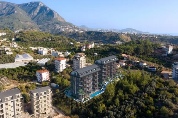 Luxury 1+1 Flat for Sale in Alanya's Oba Neighborhood