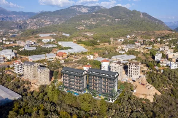 Luxury 1+1 Flat for Sale in Alanya's Oba Neighborhood