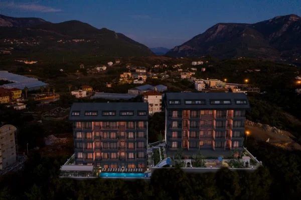 Luxury 1+1 Flat for Sale in Alanya's Oba Neighborhood