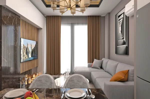 Luxury 1+1 Flat for Sale in Alanya's Oba Neighborhood