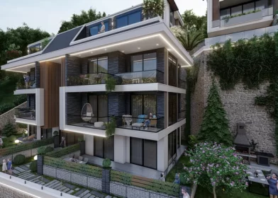 Stunning Sea View Villas for Sale in Alanya's Tepe Neighborhood