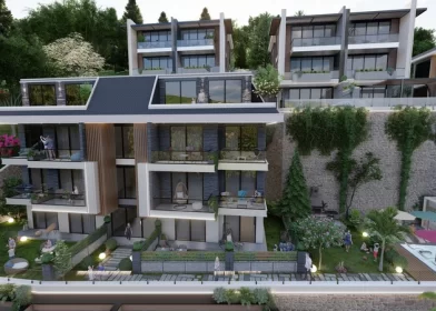 Stunning Sea View Villas for Sale in Alanya's Tepe Neighborhood