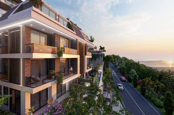 Stunning Sea View Villas for Sale in Alanya's Tepe Neighborhood