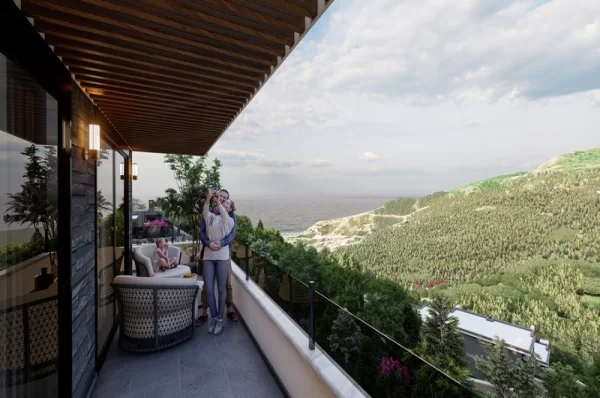 Stunning Sea View Villas for Sale in Alanya's Tepe Neighborhood