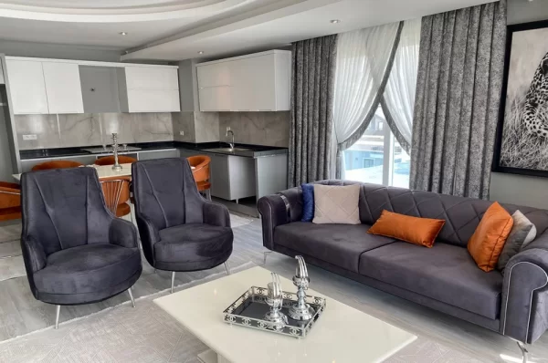 Stunning Sea and Mountain View Reverse Duplex in Alanya