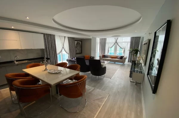 Stunning Sea and Mountain View Reverse Duplex in Alanya