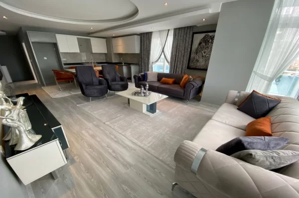 Stunning Sea and Mountain View Reverse Duplex in Alanya