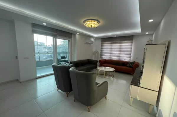 Luxurious Fully Furnished 2+1 Apartment with Pool View in Alanya, Mahmutlar