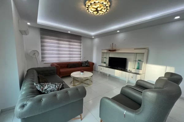 Luxurious Fully Furnished 2+1 Apartment with Pool View in Alanya, Mahmutlar