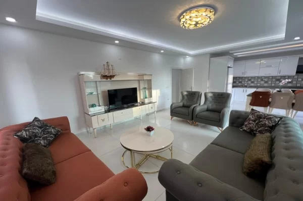 Luxurious Fully Furnished 2+1 Apartment with Pool View in Alanya, Mahmutlar