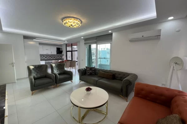 Luxurious Fully Furnished 2+1 Apartment with Pool View in Alanya, Mahmutlar