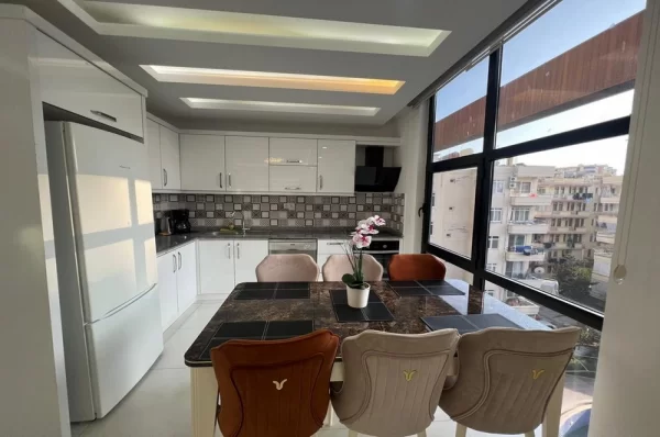 Luxurious Fully Furnished 2+1 Apartment with Pool View in Alanya, Mahmutlar