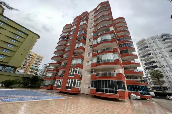 Plaja Sadece 250 Metre Uzaklıkta Full Eşyalı 125m2 Daire