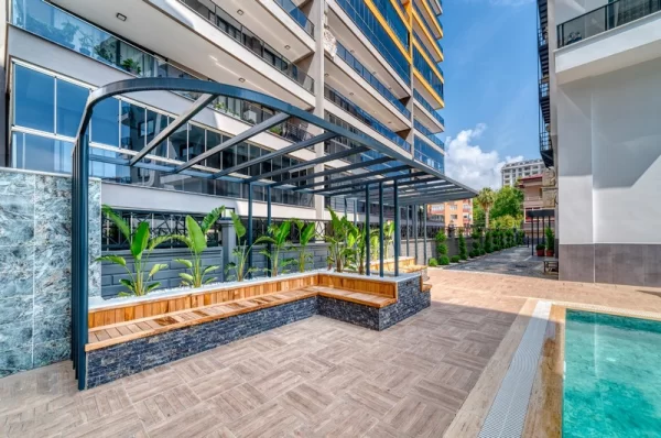 Experience Modern Living in Alanya's Mahmutlar District with this One-Bedroom Apartment