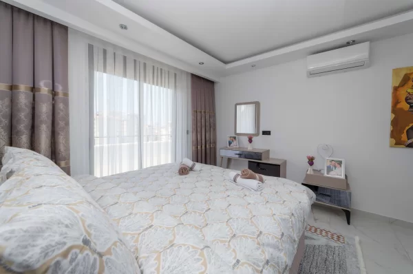 Experience Modern Living in Alanya's Mahmutlar District with this One-Bedroom Apartment