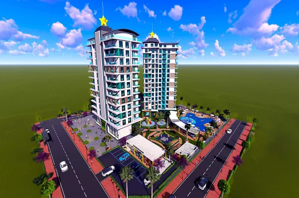 Alanya Premier Sitede Satılık Lüks 1+1 Daire: Modern Yaşamı Deneyimleyin