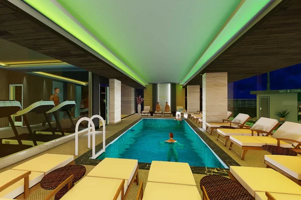 Alanya Premier Sitede Satılık Lüks 1+1 Daire: Modern Yaşamı Deneyimleyin