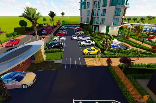 Luxurious 1+1 Apartment for Sale in Alanya's Premier Complex: Experience Modern Living