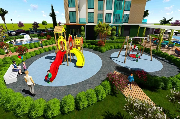 Luxurious 1+1 Apartment for Sale in Alanya's Premier Complex: Experience Modern Living