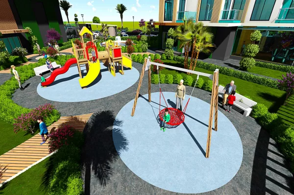 Luxurious 1+1 Apartment for Sale in Alanya's Premier Complex: Experience Modern Living