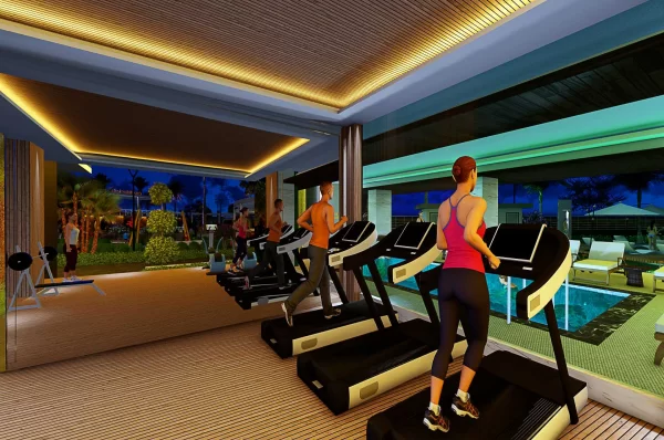 Luxurious 1+1 Apartment for Sale in Alanya's Premier Complex: Experience Modern Living