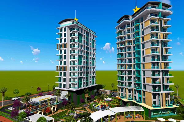 Luxurious 1+1 Apartment for Sale in Alanya's Premier Complex: Experience Modern Living