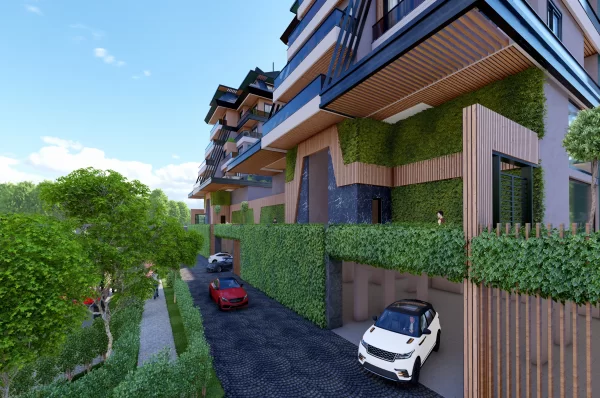 Расслабьтесь в роскоши: апартаменты на продажу в Алании, всего в нескольких шагах от Лазурного моря