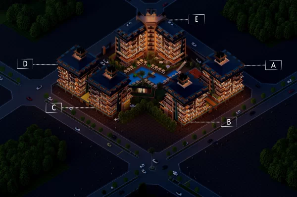 Расслабьтесь в роскоши: апартаменты на продажу в Алании, всего в нескольких шагах от Лазурного моря