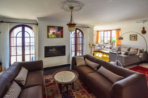 Побег в рай: изысканная роскошная вилла 5+2 с видом на море на продажу в Алании