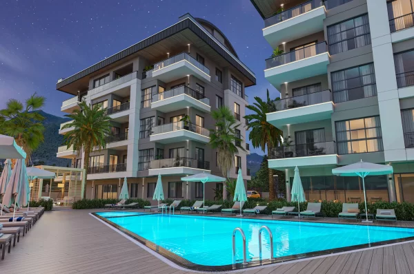 Experience the Epitome of Modern Living: Ultra-Modern 3+1 Apartment with Full Facilities in Alanya