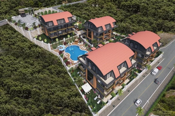 Luxury 2+1 Ground Floor Duplex in Alanya: Elegant Living at Its Finest