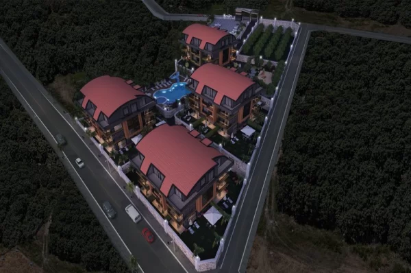 Luxury 2+1 Ground Floor Duplex in Alanya: Elegant Living at Its Finest