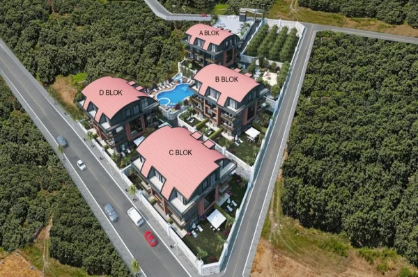 Luxury 2+1 Ground Floor Duplex in Alanya: Elegant Living at Its Finest