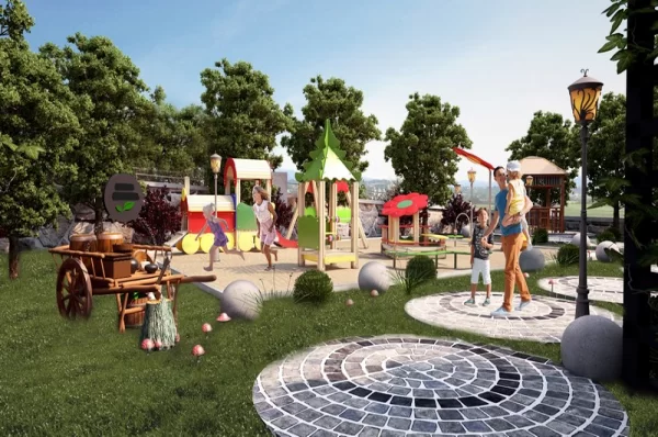 Роскошный дуплекс 2+1 на первом этаже в Алании: элегантная жизнь во всей красе