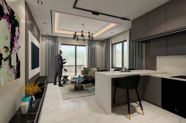 Lüksün Ahenkli Karışımı! Alanya Payallar'da Yeni İnşaat Projes