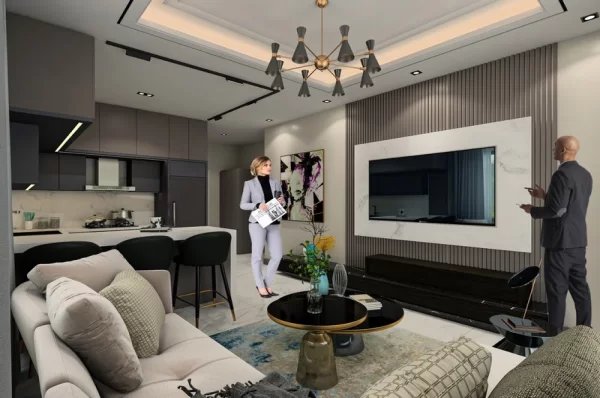 Lüksün Ahenkli Karışımı! Alanya Payallar'da Yeni İnşaat Projes