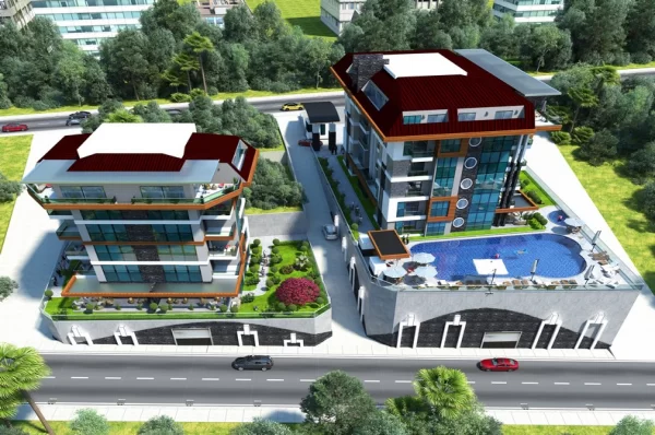 Invest in Excellence with Multiple Option Flats in the Most Preferred Area of ​​Alanya