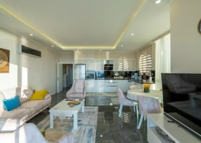 2+1 Property for Sale in Alanya with Modern Furniture and Exquisite Alanya View