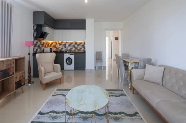 In the Lush Nature Fully Furnished 2+1 Apartment for Sale in alanya,Demirtas