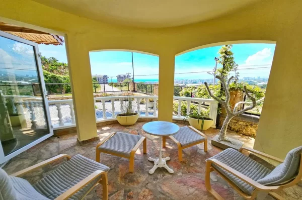 Sea and Cast View Extraordinary Luxury Villa for Sale in alanya,Kargıcak