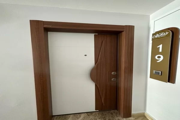 Квартира с одной гостиной и панорамным видом на море на продажу в Алании