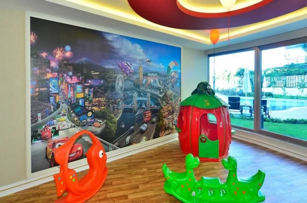 Panoramic Sea View Beachfront One Livingroom Apartment for Sale in Alanya